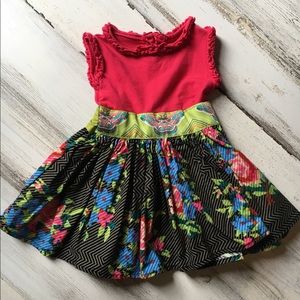 Persnickety NWOT butterfly dress 0-3 Months